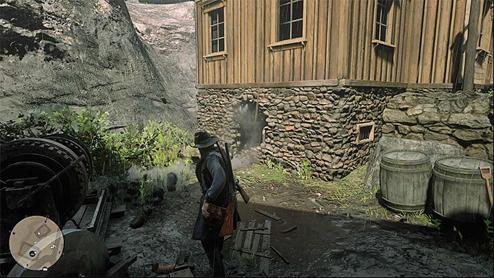 You have to demolish the prison wall and you can do this in two ways - Red Dead Redemption 2: Blessed Are the Meek - walkthrough - Chapter 2 - Horseshoe Overlook - Red Dead Redemption 2 Guide