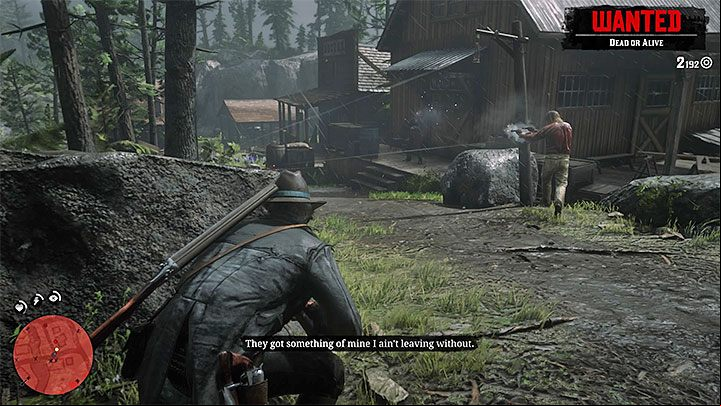 Start by wearing a bandana (select it from the drop-down menu), so that you wont make any problems in Strawberry - Red Dead Redemption 2: Blessed Are the Meek - walkthrough - Chapter 2 - Horseshoe Overlook - Red Dead Redemption 2 Guide