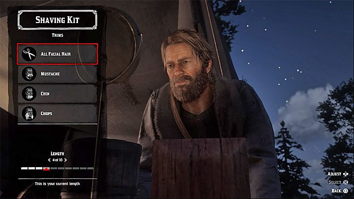 Shaving your beard is easier - the gang hideout has a special booth for this - Red Dead Redemption 2: Hair - how to cut? - Arthur and Dutchs gang - Red Dead Redemption 2 Guide