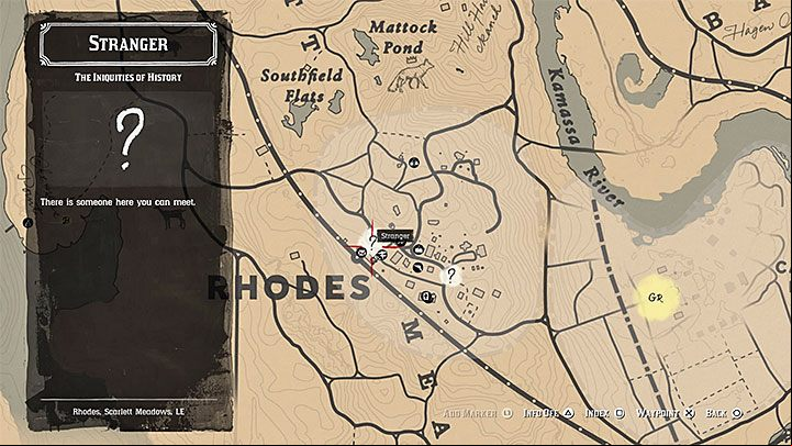 Meet with Jeremiah Compson in Rhodes - Red Dead Redemption 2: The Iniquities of History - walkthrough, map - Side quests - Red Dead Redemption 2 Guide