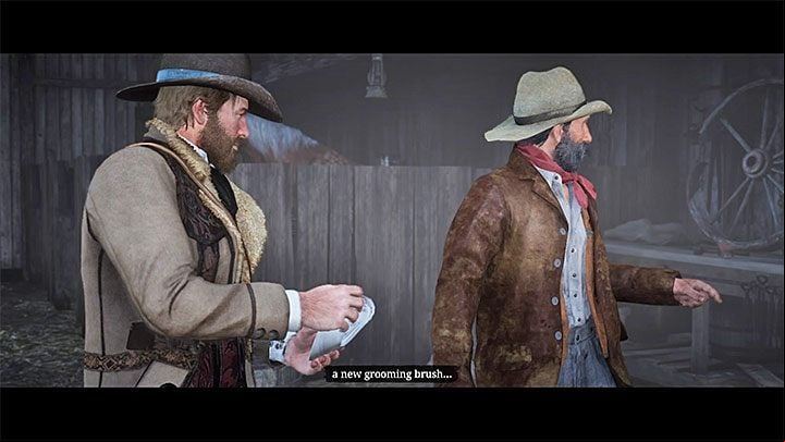1 - Red Dead Redemption 2: Cleaning the horse - how to get a brush? - Exploring the game world - Red Dead Redemption 2 Guide