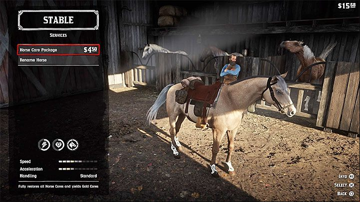 The third way is to pay someone to take care of your horse in the stables - Red Dead Redemption 2: Cleaning the horse - how to get a brush? - Exploring the game world - Red Dead Redemption 2 Guide