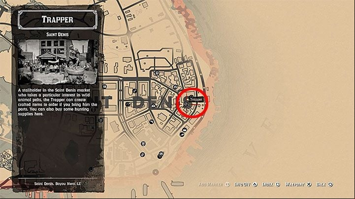 1 - Red Dead Redemption 2: Trapper - where to find? Legendary skins - where to sell? - Hunting and wild animals - Red Dead Redemption 2 Guide