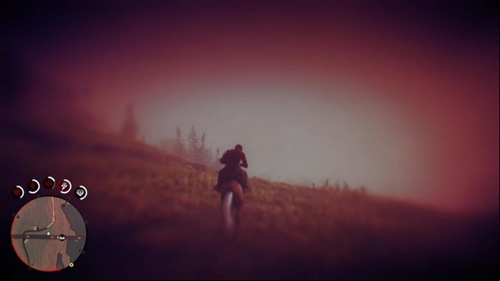 Then, you have to go right and stay close to the shore - Red Dead Redemption 2: Blessed are the Peacemakers - walkthrough - Chapter 3 - Clemens Point - Red Dead Redemption 2 Guide