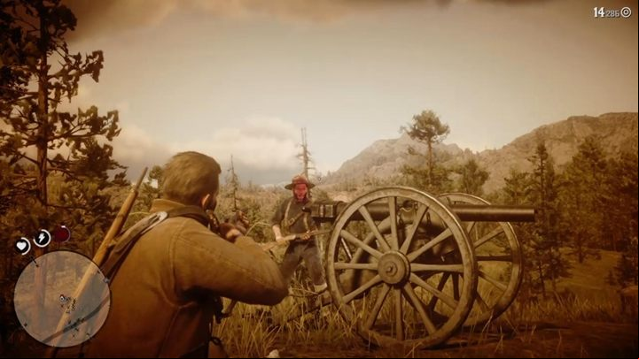 After the cut-scene, you will have to engage the enemies in a shootout - Red Dead Redemption 2: Favored Sons - walkthrough - Chapter 6 - Beaver Hollow - Red Dead Redemption 2 Guide