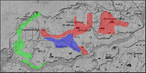 2 - Maps - Flora - Maps - Red Dead Redemption - Game Guide and Walkthrough