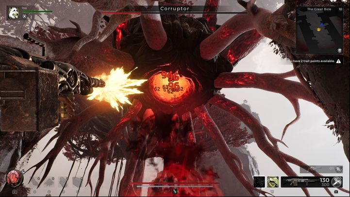 In the event that the boss survives, he will start using a laser attack - Remnant 2: How to beat the Corruptor? - Yaesha - Remnant 2 Guide