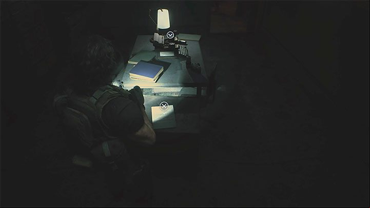 The memo is located in a Dark Room next to the typewriter - Resident Evil 3: Police Station secrets, collectibles - Collectibles and secrets - Resident Evil 3 Guide