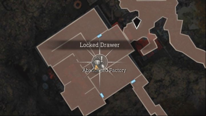 Interactive Map: Village Locked Drawer #3 - Abandoned Factory - Resident Evil 4 Remake: Locked Drawers map - Village - Secrets - Resident Evil 4 Remake Guide