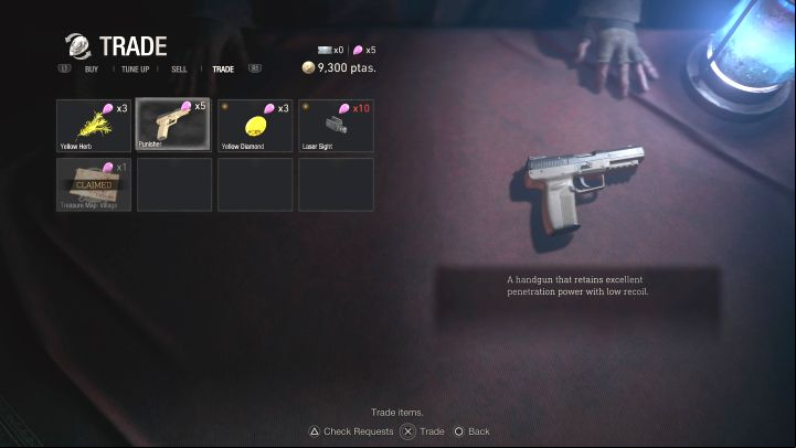 You can get the pistol from the merchant in the Trade tab - you need 5 pieces of Spinel for this - Resident Evil 4 Remake: List of all weapons - Basics - Resident Evil 4 Remake Guide