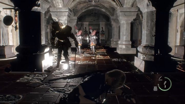 The key to winning against Merciless Knight is to use Flash Grenades - Resident Evil 4 Remake: Merciless Knight - Requests - Resident Evil 4 Remake Guide