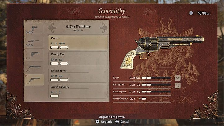 As a reminder , you can improve your weapon stats at Duke's, but unfortunately, you have to pay a lot for each weapon upgrade - Resident Evil Village: Beginners Guide - Basics - Resident Evil Village Guide
