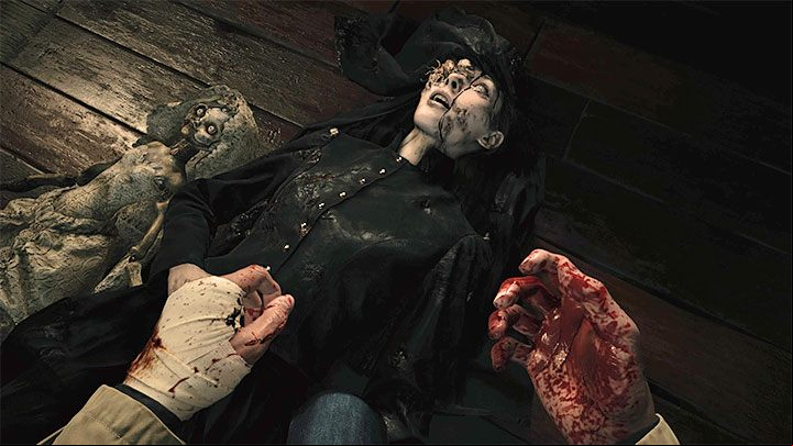 Find the doll for the third time to defeat the boss - Donna will die along with the doll she controlled - Resident Evil Village: Donna Beneviento - boss, how to beat? - Bosses - Resident Evil Village Guide