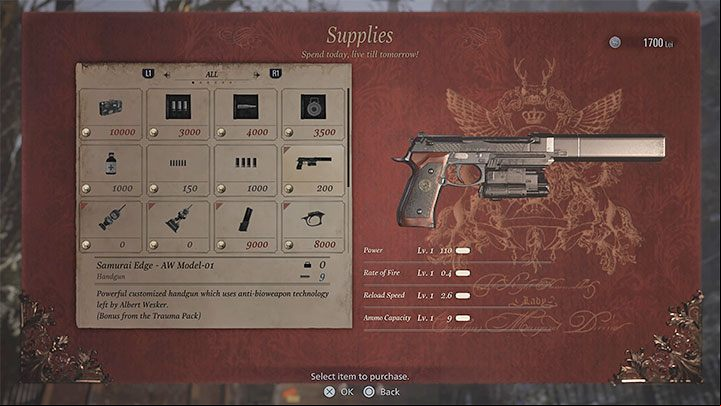 This version contains all the elements of the standard version described above plus the Trauma Pack - Resident Evil Village: Game editions - Appendix - Resident Evil Village Guide