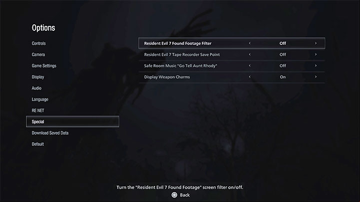 Some of the listed bonuses are activated in the main menu - Resident Evil Village: Game editions - Appendix - Resident Evil Village Guide