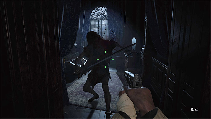 You can't enter Opera Hall using the nearest door - Resident Evil Village: Castles Courtyard - walkthrough - Dimitrescu Castle - Resident Evil Village Guide