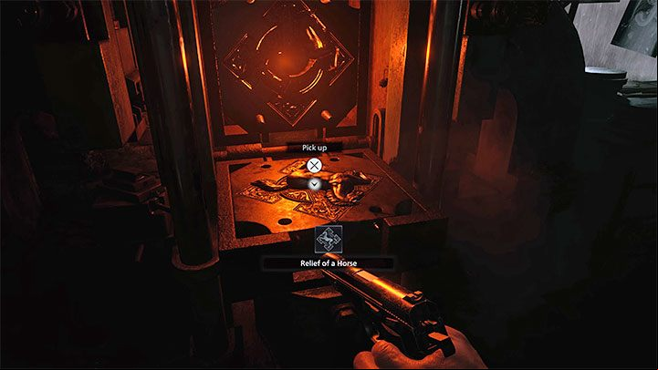 You will need to return to the Foundry and use the recently acquired Relief Mold on the Casting Machine - Resident Evil Village: Exploring floor B4 - walkthrough - Factory - Resident Evil Village Guide