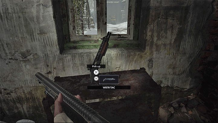 You should definitely take a look inside the hut since the W870 TAC shotgun was left inside - Resident Evil Village: Defeating Donna Beneviento and returning to the village - walkthrough - Beneviento House - Resident Evil Village Guide