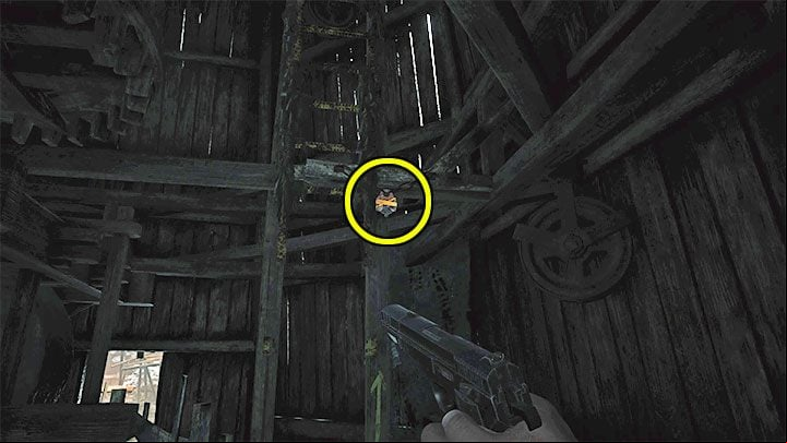 Move forward, destroying the new slimy barrier along the way - Resident Evil Village: Going through the reservoir, avoiding the fish - walkthrough - Fortress - Resident Evil Village Guide