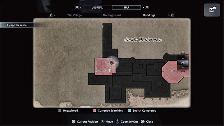 You will obtain this mask after crossing the castle roof, during which you'll have to eliminate some flying monsters - Resident Evil Village: The Four Angels Busts puzzle - Puzzle solutions - Resident Evil Village Guide