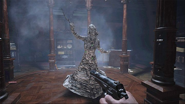 You can find ammunition in the library - a shotgun will work best in defeating this daughter - Resident Evil Village: 3 vampire daughter - boss, how to defeat? - Bosses - Resident Evil Village Guide