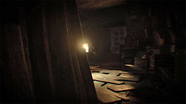 5) In the next area be extra careful - Resident Evil 7: Cant Catch Me - Trophy/Achievement Guide - Trophy Guide / Achievement Guide - Resident Evil 7 Guide, Walkthrough
