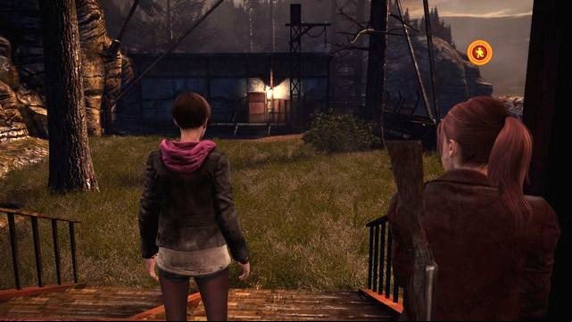 In the last building, you can already feel safe. - Go to the tower | Penal Colony - Claire - Penal Colony - Claire - Resident Evil: Revelations 2 Game Guide