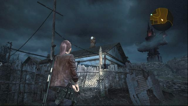 While exploring the fishing village, go towards the beach and locate the blue house right next to it - Contemplation - Claire | Emblems - Episode 2 - Contemplation - Tower emblems - Resident Evil: Revelations 2 Game Guide