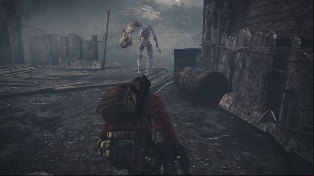 Sneaking is an easy way to eliminate harder opponents. - Combat - The basics - Resident Evil: Revelations 2 Game Guide