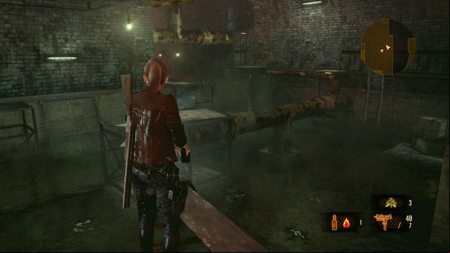 You will reach the place shown in the picture above - Get through the sewers | Judgement - Claire - Judgement - Claire - Resident Evil: Revelations 2 Game Guide