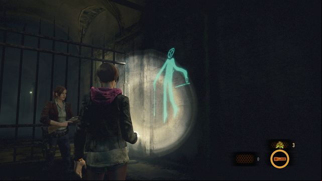After leaving the sewers, you will enter the tomb - Kafka Drawings (Moira) - Judgement | Emblems - Episode 3 - Judgement - Tower emblems - Resident Evil: Revelations 2 Game Guide