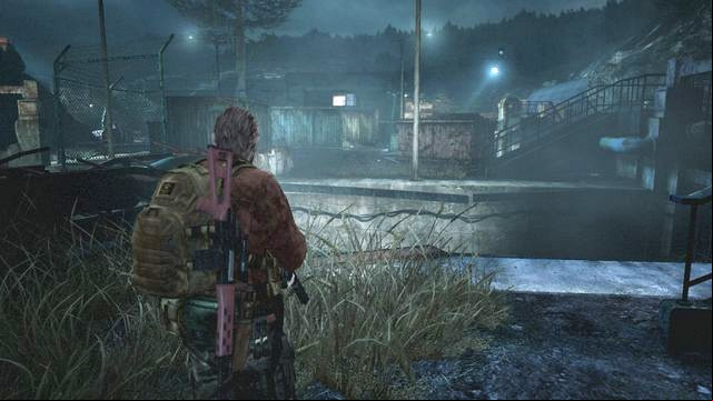 The road choice depends on whether the floodgate has been left open or closed in Claires part. - Go to the top of the cliff | Metamorphosis - Barry - Metamorphosis - Barry - Resident Evil: Revelations 2 Game Guide