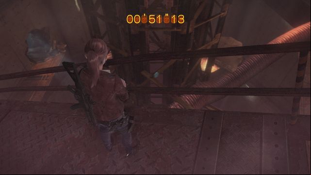 In the last phase of running away - Metamorphosis - Claire | Emblems - Episode 4 - Metamorphosis - Tower emblems - Resident Evil: Revelations 2 Game Guide