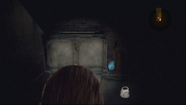 In mansion, when you will be heading down the stairs towards the hidden laboratory (you will enter the room with enemies in glass containers) - after you go down turn under the stairs, where the emblem can be found behind the chests - Metamorphosis - Barry | Emblems - Episode 4 - Metamorphosis - Tower emblems - Resident Evil: Revelations 2 Game Guide