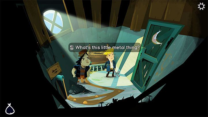 Inside it, examine the slug on the floor - Return to Monkey Island: Prelude - walkthrough - Prelude - An Unexpected Story Begins - Return to Monkey Island Walkthrough