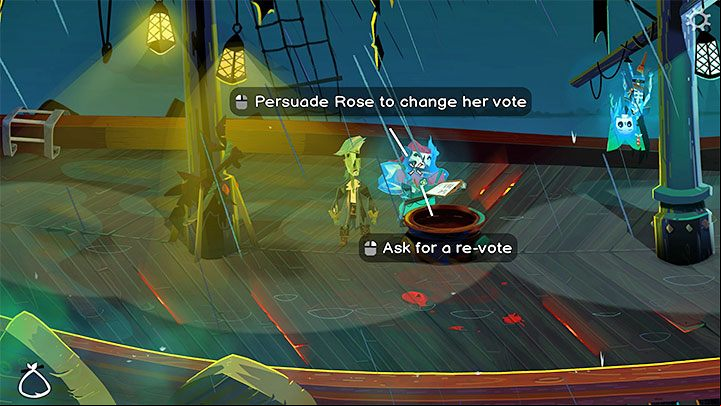 You can start this task only after knocking over the cauldron and discovering that the pirate leaders are also looking for the Monkey Island - Return to Monkey Island: Get a unanimous vote - walkthrough - Part 2 - A Dangerous Journey - Return to Monkey Island Walkthrough
