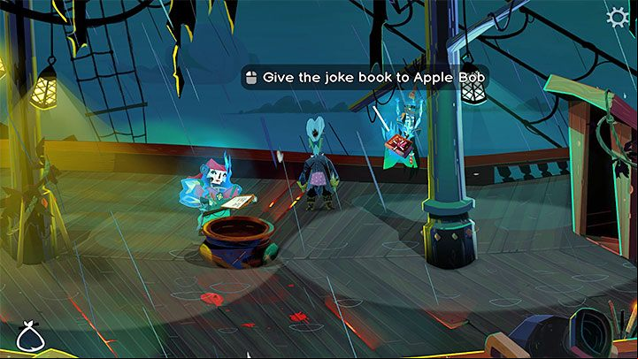 Return to Apple Bob on the main deck - Return to Monkey Island: Get a unanimous vote - walkthrough - Part 2 - A Dangerous Journey - Return to Monkey Island Walkthrough