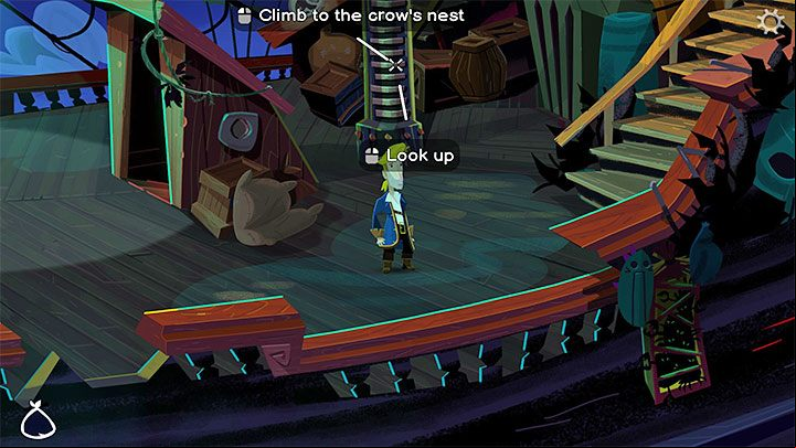 You have to get a better light source for the lamp - Return to Monkey Island: Terror Island Golden Key - walkthrough - Part 4 - Things Get Complicated - Return to Monkey Island Walkthrough