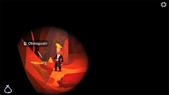 The Golden Key is on the left - Return to Monkey Island: Terror Island Golden Key - walkthrough - Part 4 - Things Get Complicated - Return to Monkey Island Walkthrough