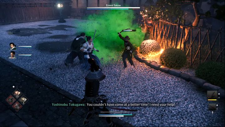 2 - Rise of the Ronin: How to defeat boss Ernest Satow? - Bosses - Rise of the Ronin Guide