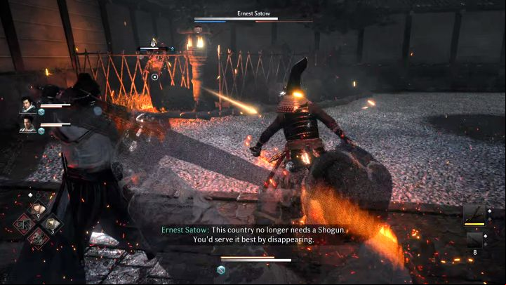 3 - Rise of the Ronin: How to defeat boss Ernest Satow? - Bosses - Rise of the Ronin Guide