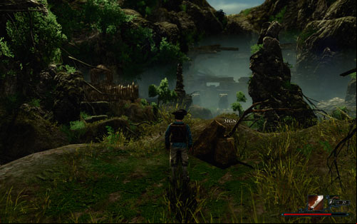 The sings are on stumps by the road. - The Lookouts Report - The Sword Coast - Quests - Risen 2: Dark Waters - Game Guide and Walkthrough