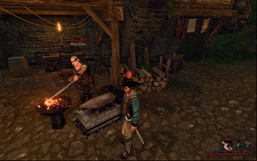 Paying off Wilson's debt is a bit of an expense. - The Pawned Pistol - Antigua - Quests - Risen 2: Dark Waters - Game Guide and Walkthrough