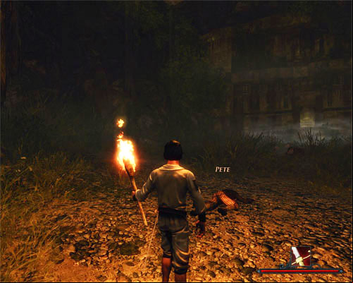 Pete managed to bury his treasure, but not to come back home safely. - Pete's Treasure Map - Tacarigua - Quests - Risen 2: Dark Waters - Game Guide and Walkthrough