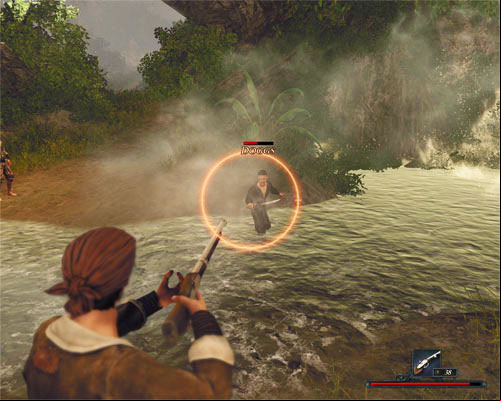 Using guns in this type of fights is fully allowed. - Fight Doggs - Tacarigua - Quests - Risen 2: Dark Waters - Game Guide and Walkthrough