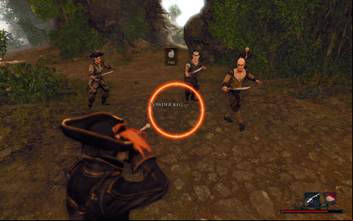 Throwing all kinds of bombs and powder kegs also doesn't the test - Voodoo and other - Battle System - Risen 2: Dark Waters - Game Guide and Walkthrough