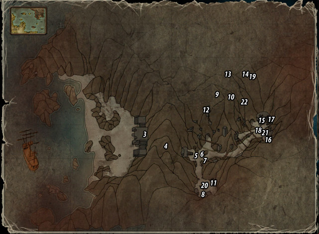Isle of the Dead - Steelbeards Artifact - The Sword Coast - Quests - Risen 2: Dark Waters - Game Guide and Walkthrough