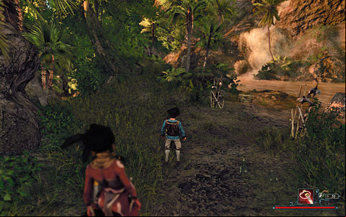 When you travel, watch out for the local fauna . - Assault on the Temple - The Sword Coast - Quests - Risen 2: Dark Waters - Game Guide and Walkthrough