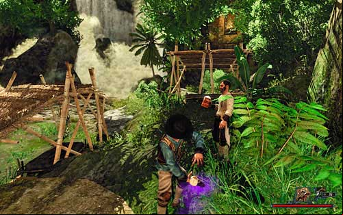 Help from the Natives is pure magic. - The Titan Weapon - The Sword Coast - Quests - Risen 2: Dark Waters - Game Guide and Walkthrough