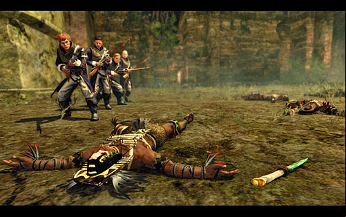 The Natives' Chieftain will not make it through the fight. - Forward March! - The Sword Coast - Quests - Risen 2: Dark Waters - Game Guide and Walkthrough